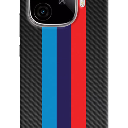 BMW Stripes Pattern iQOO Neo 10R 5G Hard Case Back Cover by Casekaro