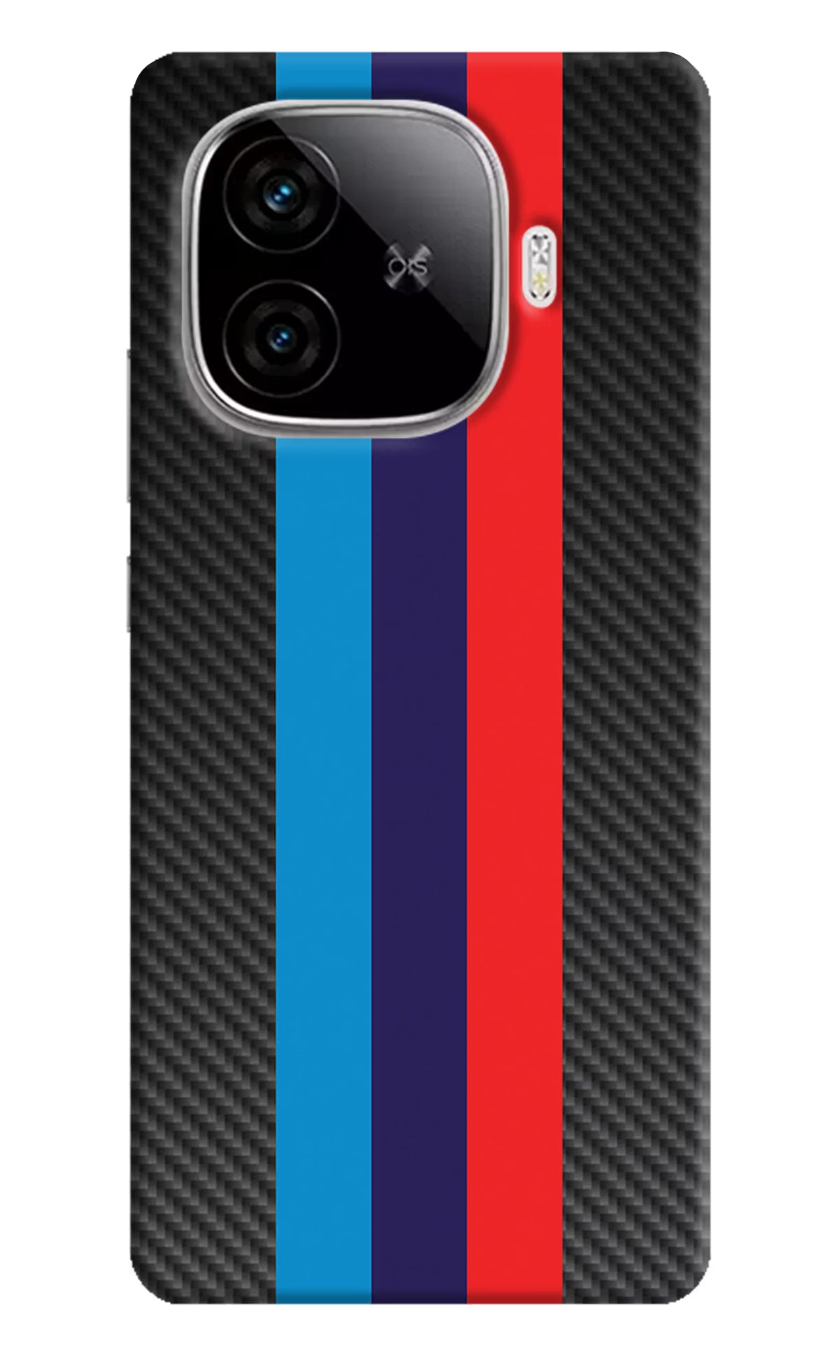 BMW Stripes Pattern iQOO Neo 10R 5G Hard Case Back Cover by Casekaro