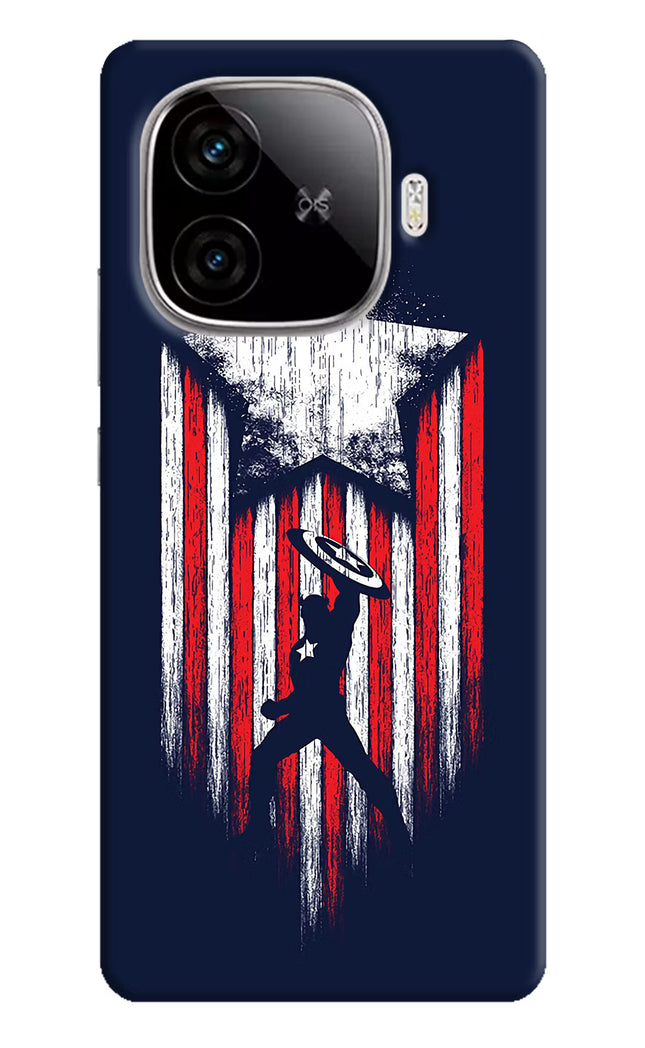Captain America Marvel Art iQOO Neo 10R 5G Hard Case Back Cover by Casekaro