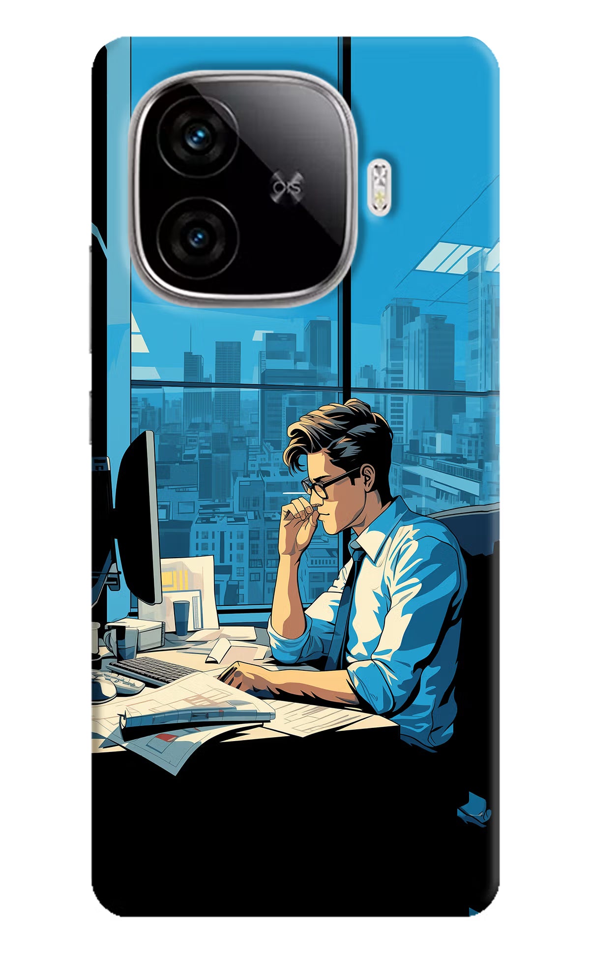 Focused Hustler (AI Generated) iQOO Neo 10R 5G Hard Case Back Cover by Casekaro
