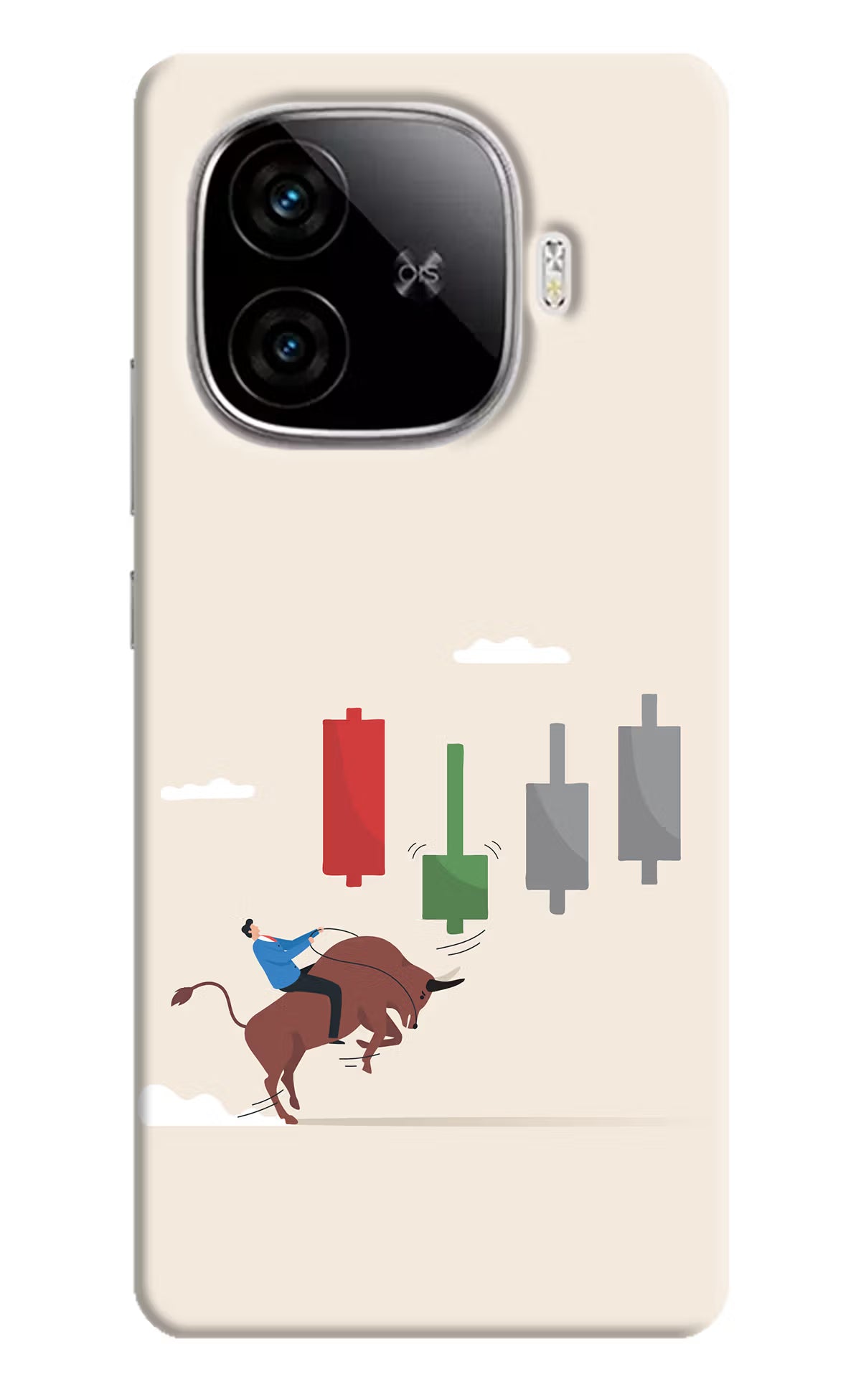 Bull Trading Momentum iQOO Neo 10R 5G Hard Case Back Cover by Casekaro