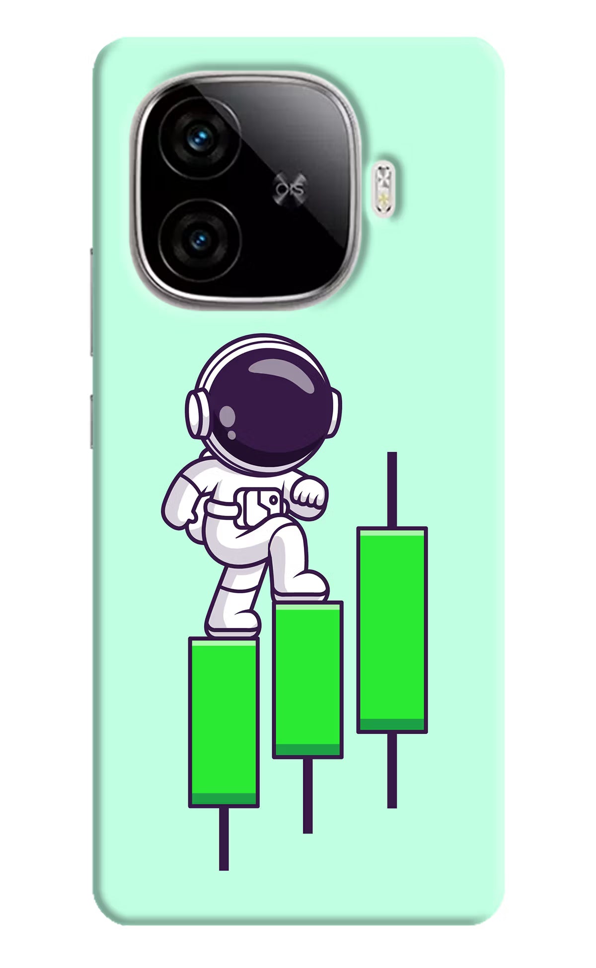 Astronaut Trader iQOO Neo 10R 5G Hard Case Back Cover by Casekaro