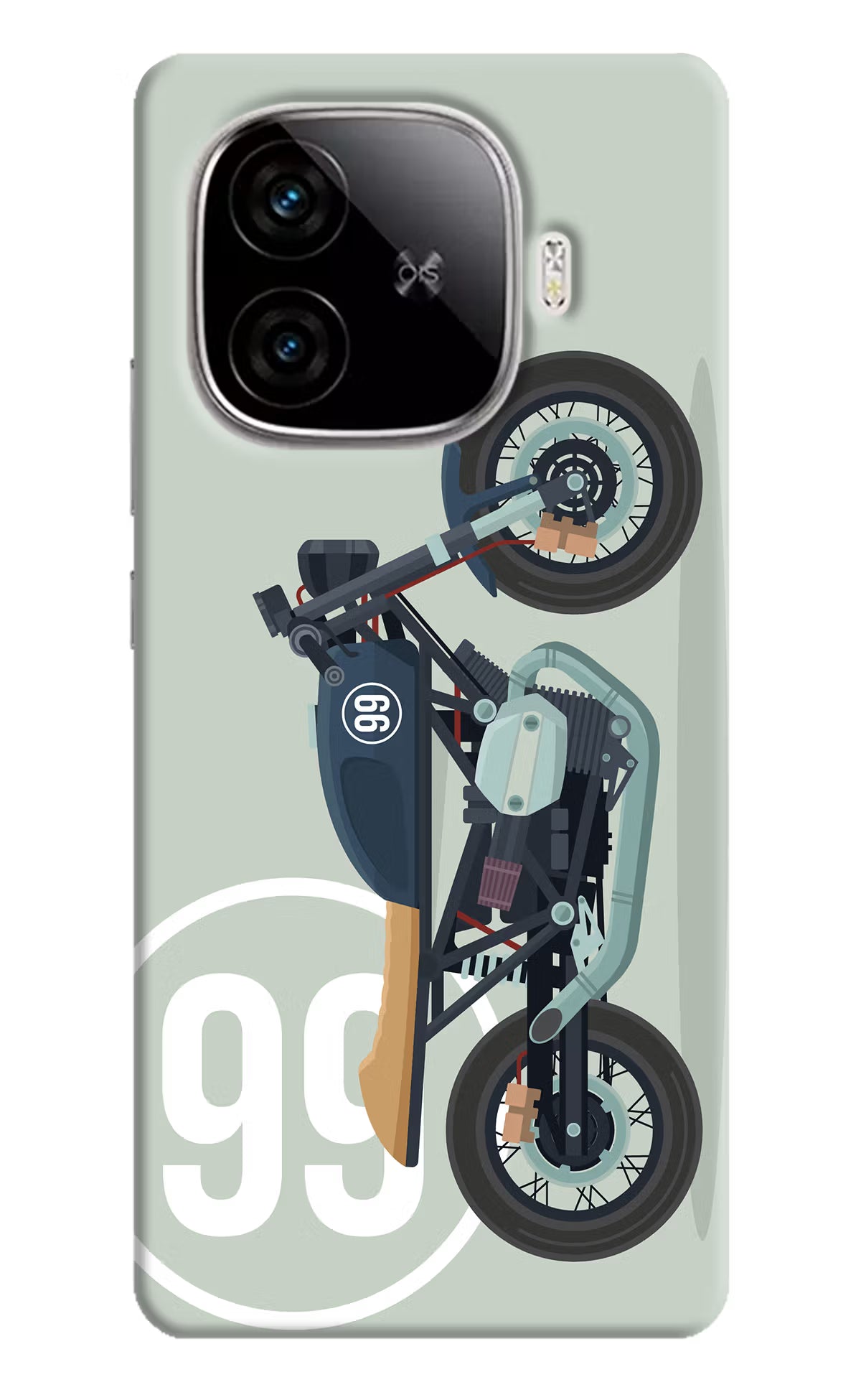 Classic Cafe Racer 99 iQOO Neo 10R 5G Hard Case Back Cover by Casekaro