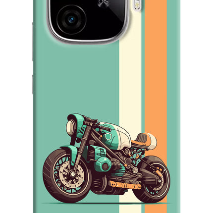 Striped Moto Drift iQOO Neo 10R 5G Hard Case Back Cover by Casekaro
