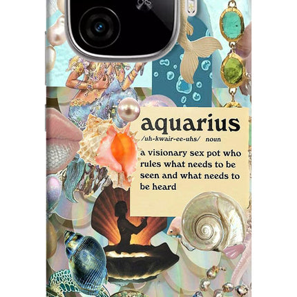 Aquarius Zodiac iQOO Neo 10R 5G Hard Case Back Cover by Casekaro