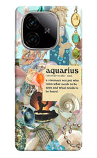 Aquarius Zodiac iQOO Neo 10R 5G Hard Case Back Cover by Casekaro