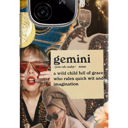 Gemini Zodiac iQOO Neo 10R 5G Hard Case Back Cover by Casekaro