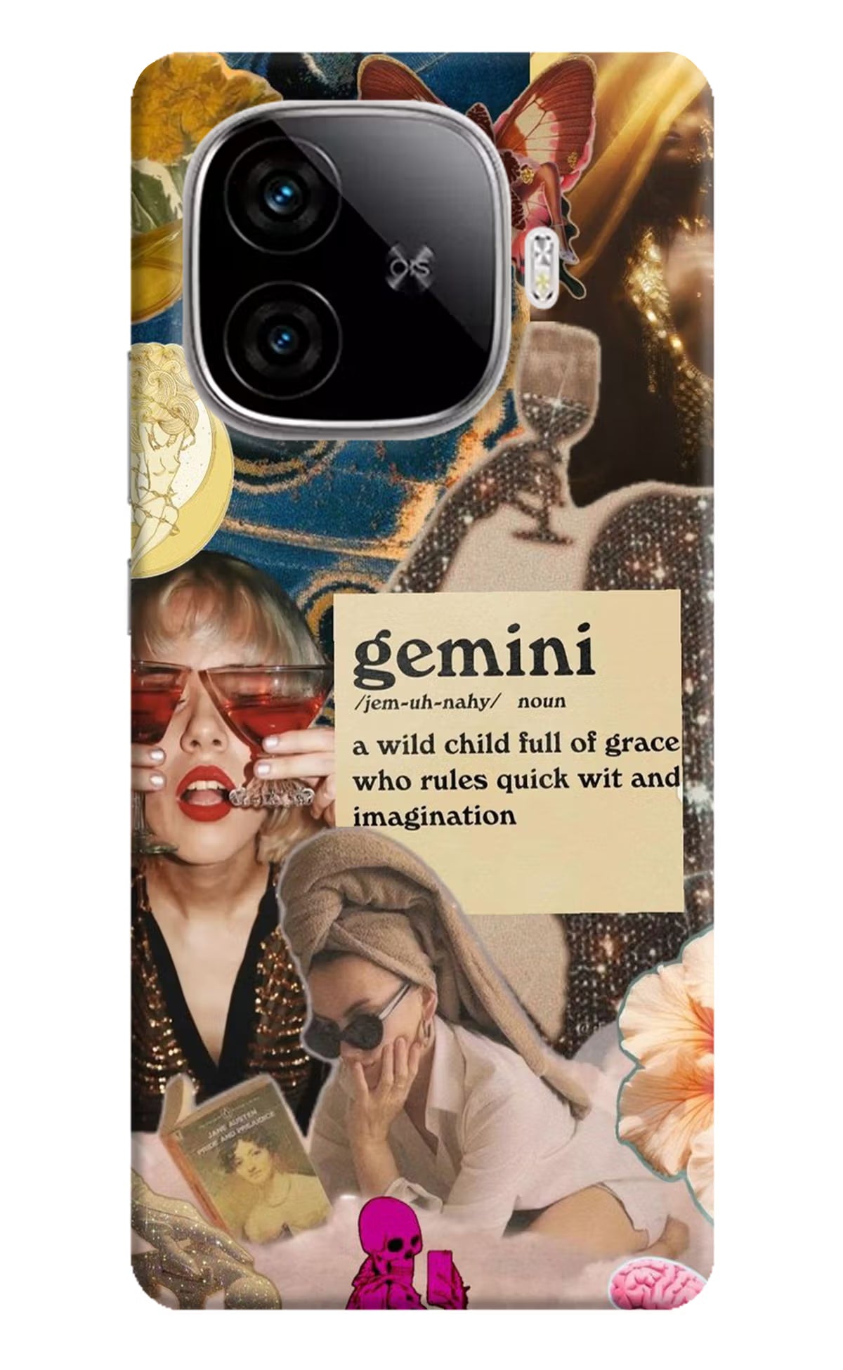 Gemini Zodiac iQOO Neo 10R 5G Hard Case Back Cover by Casekaro