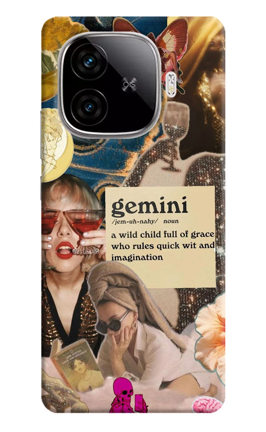 Gemini Zodiac iQOO Neo 10R 5G Hard Case Back Cover by Casekaro