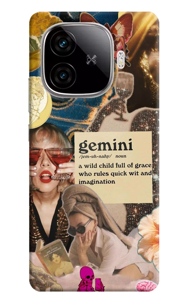 Gemini Zodiac iQOO Neo 10R 5G Hard Case Back Cover by Casekaro