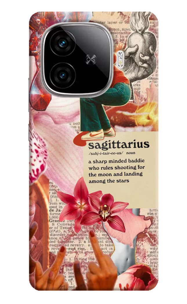 Sagittarius Zodiac iQOO Neo 10R 5G Hard Case Back Cover by Casekaro