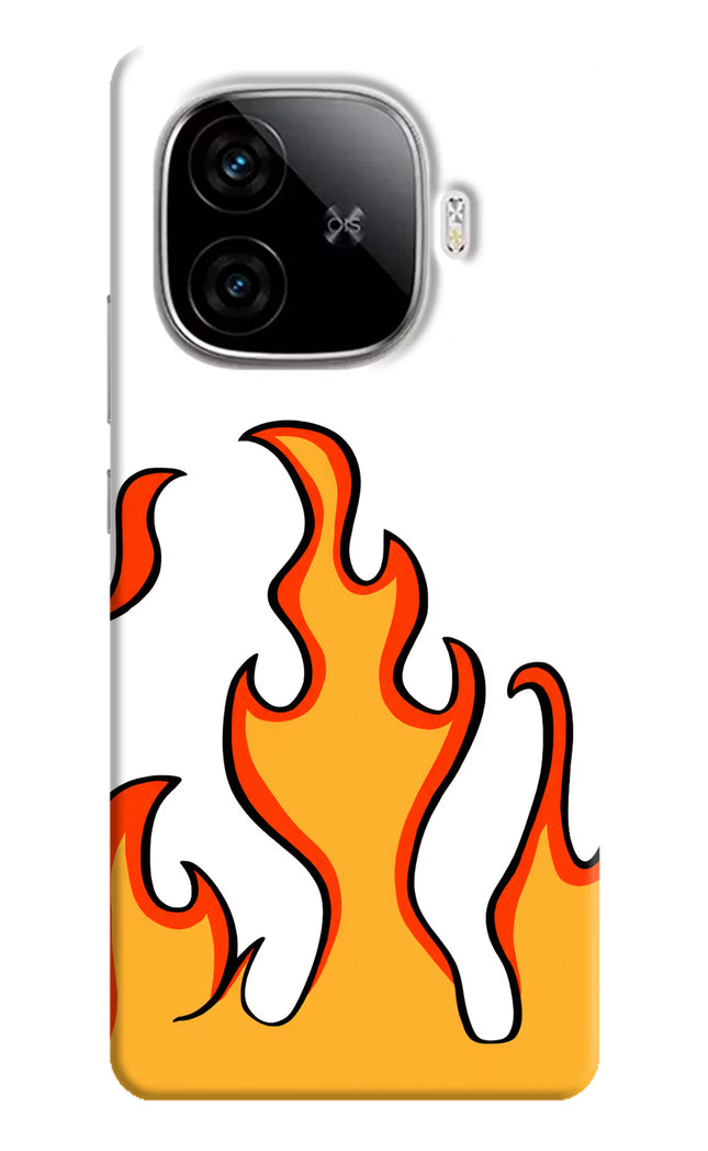 Fired Up – White iQOO Neo 10R 5G Hard Case Back Cover by Casekaro