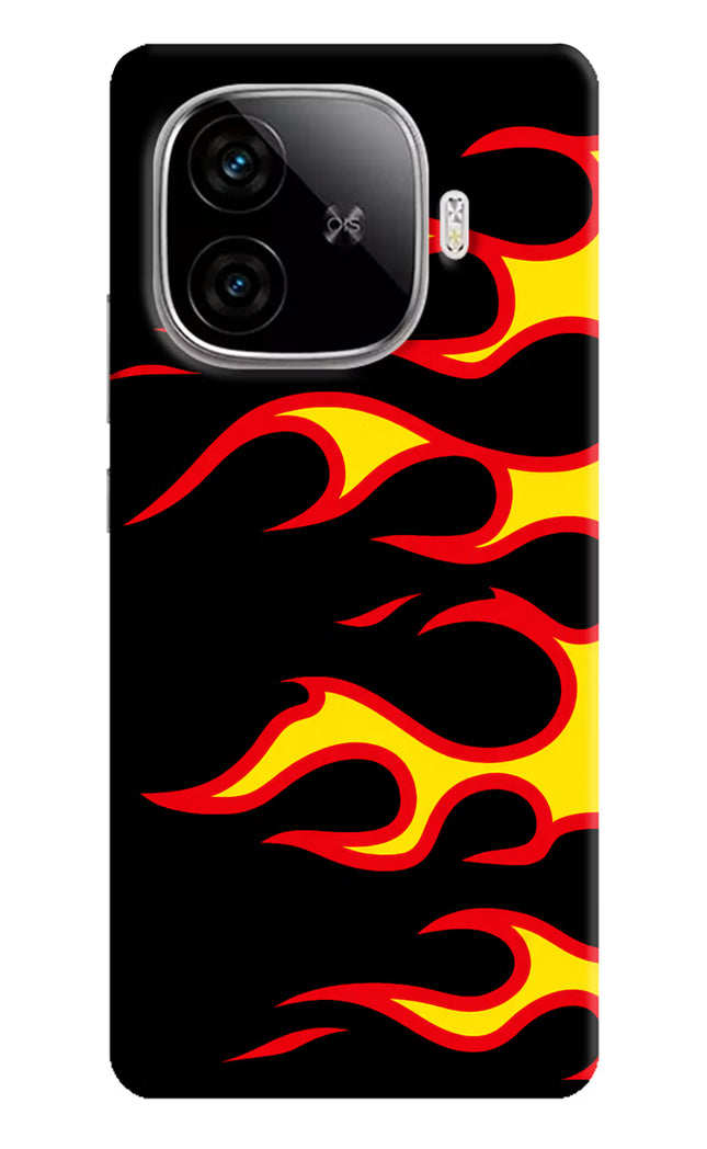 Side Sweep Flames iQOO Neo 10R 5G Hard Case Back Cover by Casekaro