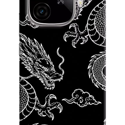 Twin Dragons iQOO Neo 10R 5G Hard Case Back Cover by Casekaro