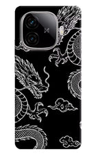 Twin Dragons iQOO Neo 10R 5G Hard Case Back Cover by Casekaro