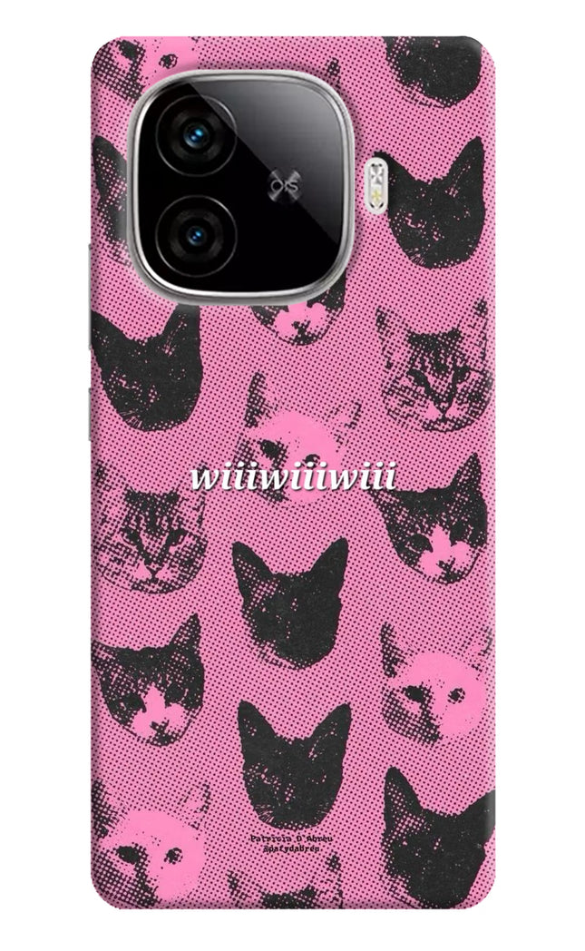 Pink Cats iQOO Neo 10R 5G Hard Case Back Cover by Casekaro