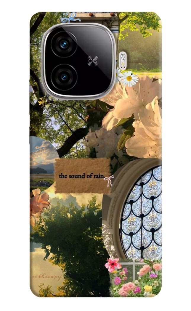 Rain iQOO Neo 10R 5G Hard Case Back Cover by Casekaro
