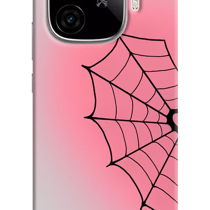 Pink Web iQOO Neo 10R 5G Hard Case Back Cover by Casekaro