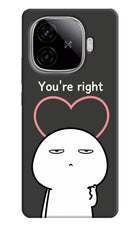 You're Right iQOO Neo 10R 5G Hard Case Back Cover by Casekaro