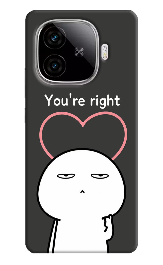 You're Right iQOO Neo 10R 5G Hard Case Back Cover by Casekaro