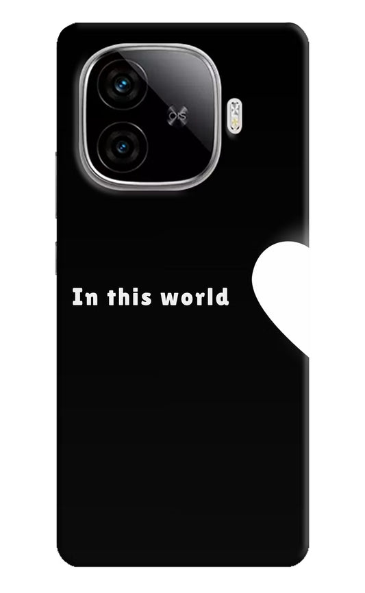 This World iQOO Neo 10R 5G Hard Case Back Cover by Casekaro