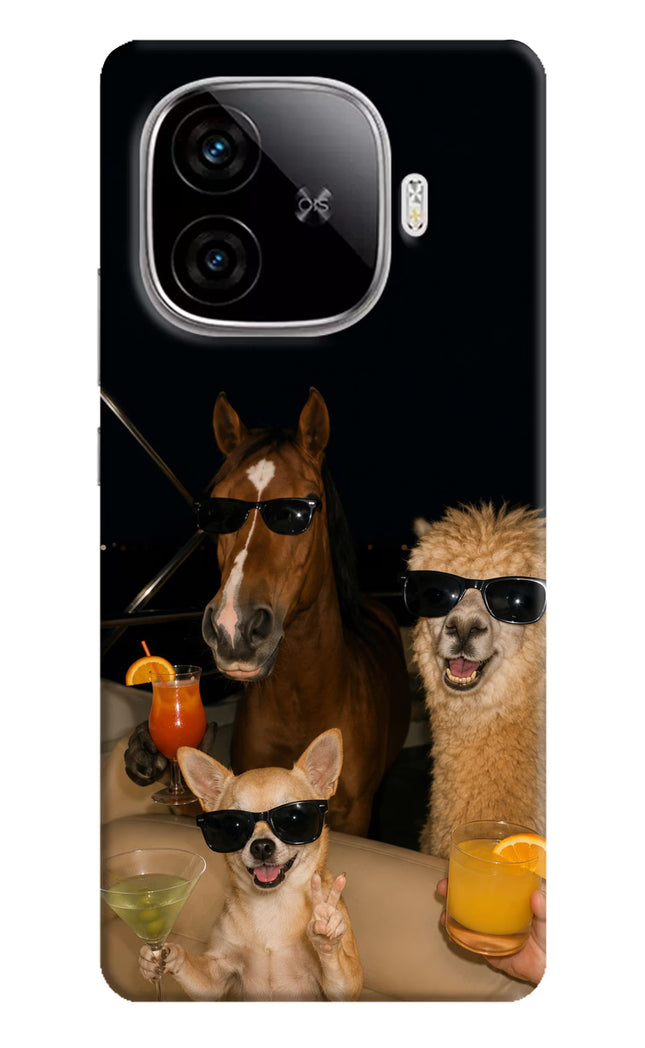 Party Squad iQOO Neo 10R 5G Hard Case Back Cover by Casekaro
