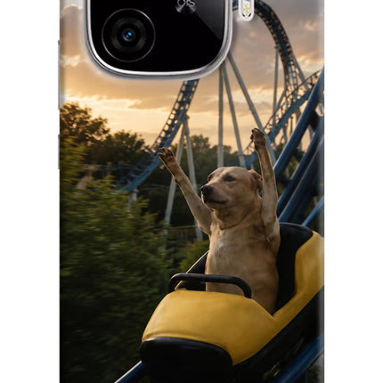 Rollercoaster Dog iQOO Neo 10R 5G Hard Case Back Cover by Casekaro