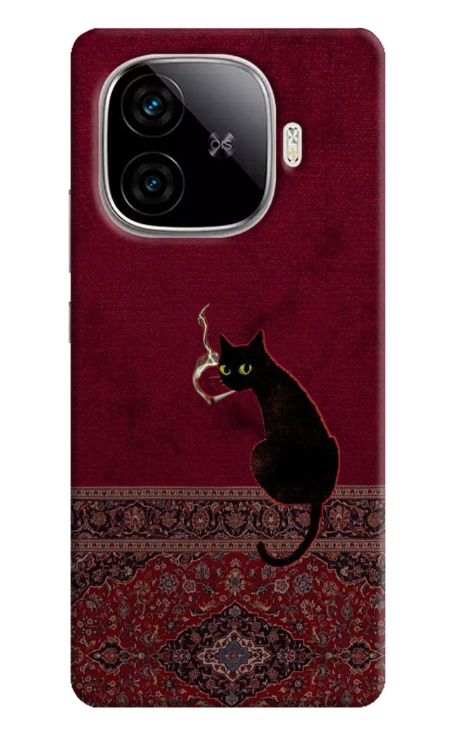 Midnight Cat iQOO Neo 10R 5G Hard Case Back Cover by Casekaro