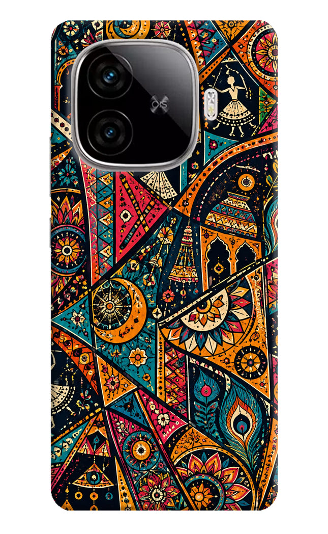 Folk Print iQOO Neo 10R 5G Hard Case Back Cover by Casekaro