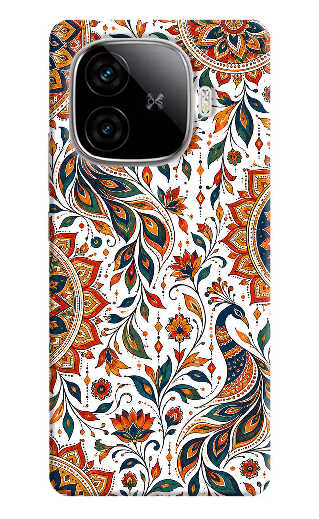 White Mayura iQOO Neo 10R 5G Hard Case Back Cover by Casekaro