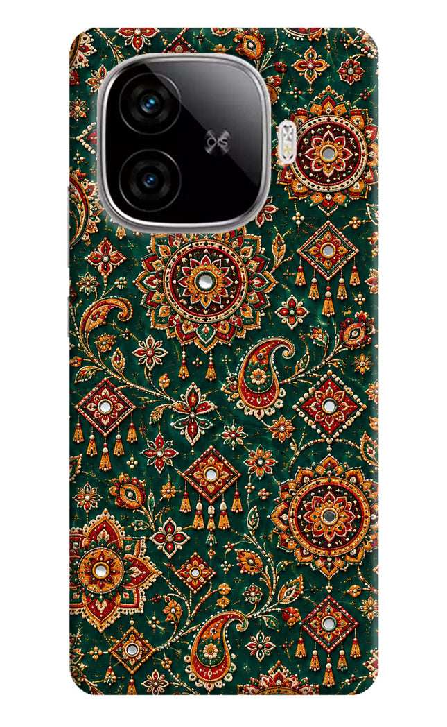 Green Pataka iQOO Neo 10R 5G Hard Case Back Cover by Casekaro