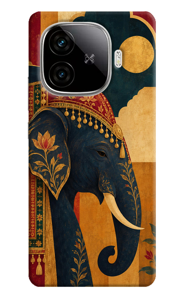 Royal Elephant iQOO Neo 10R 5G Hard Case Back Cover by Casekaro