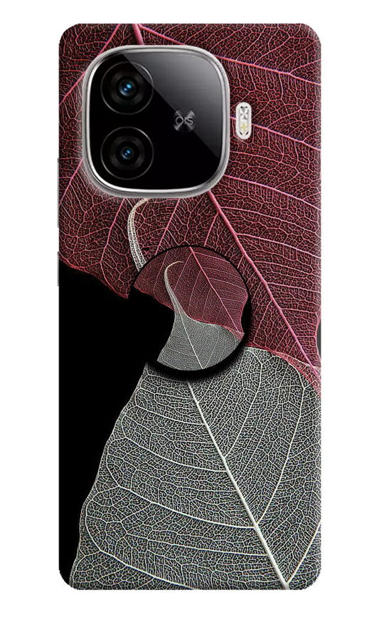 Leaf Pattern iQOO Neo 10R 5G Pop Case by Casekaro