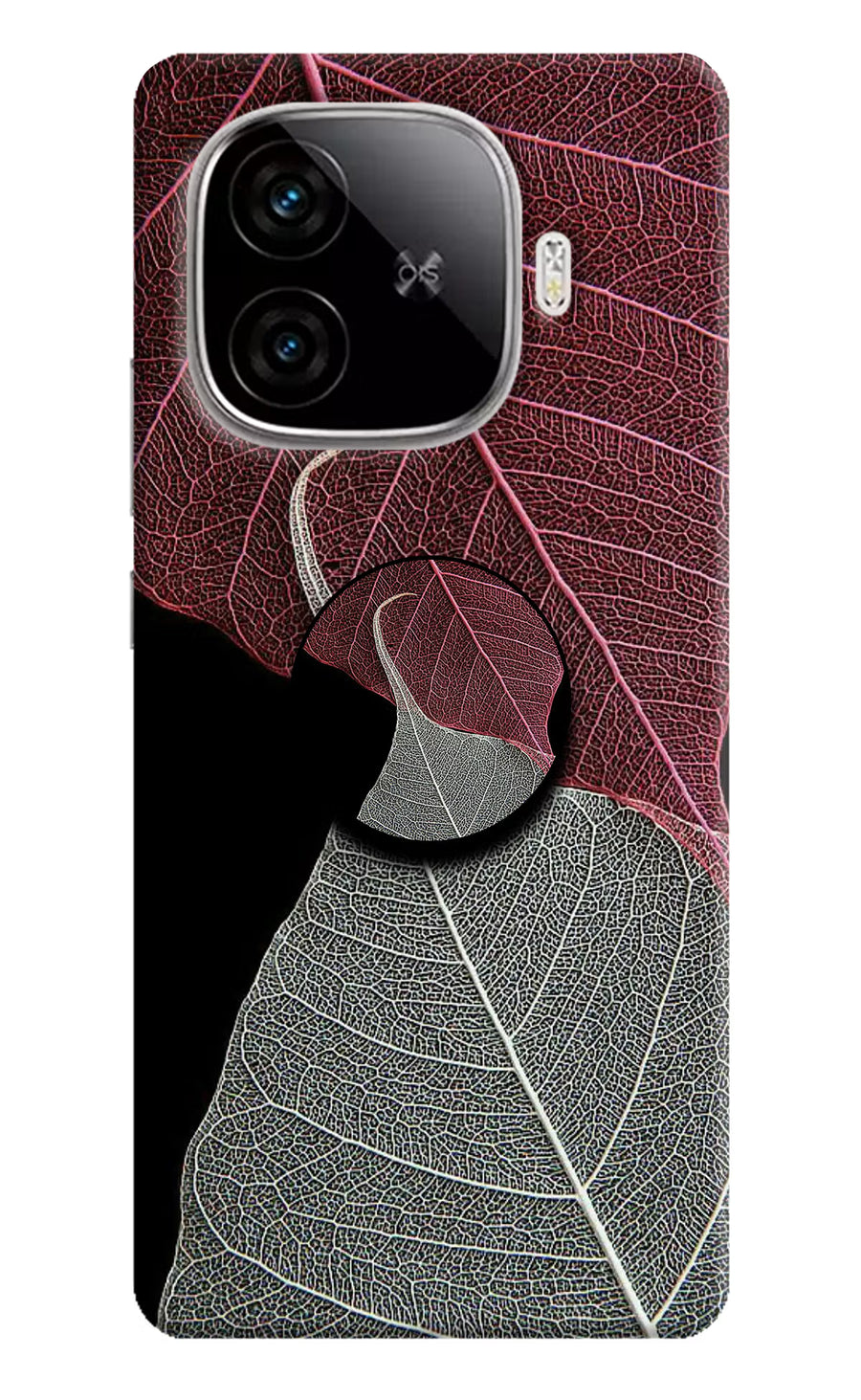 Leaf Pattern iQOO Neo 10R 5G Pop Case, Hard case