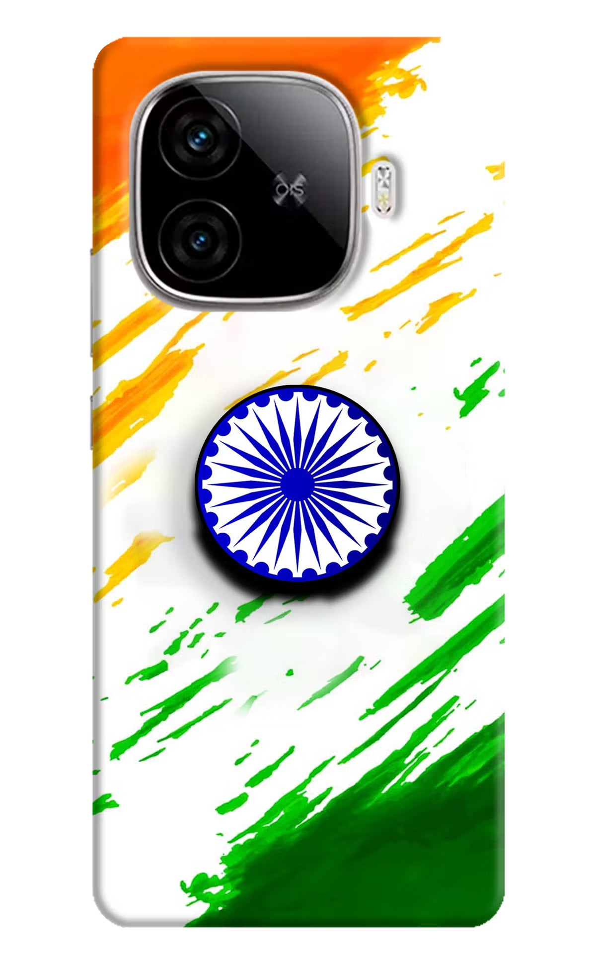Indian Flag Ashoka Chakra iQOO Neo 10R 5G Pop Case by Casekaro