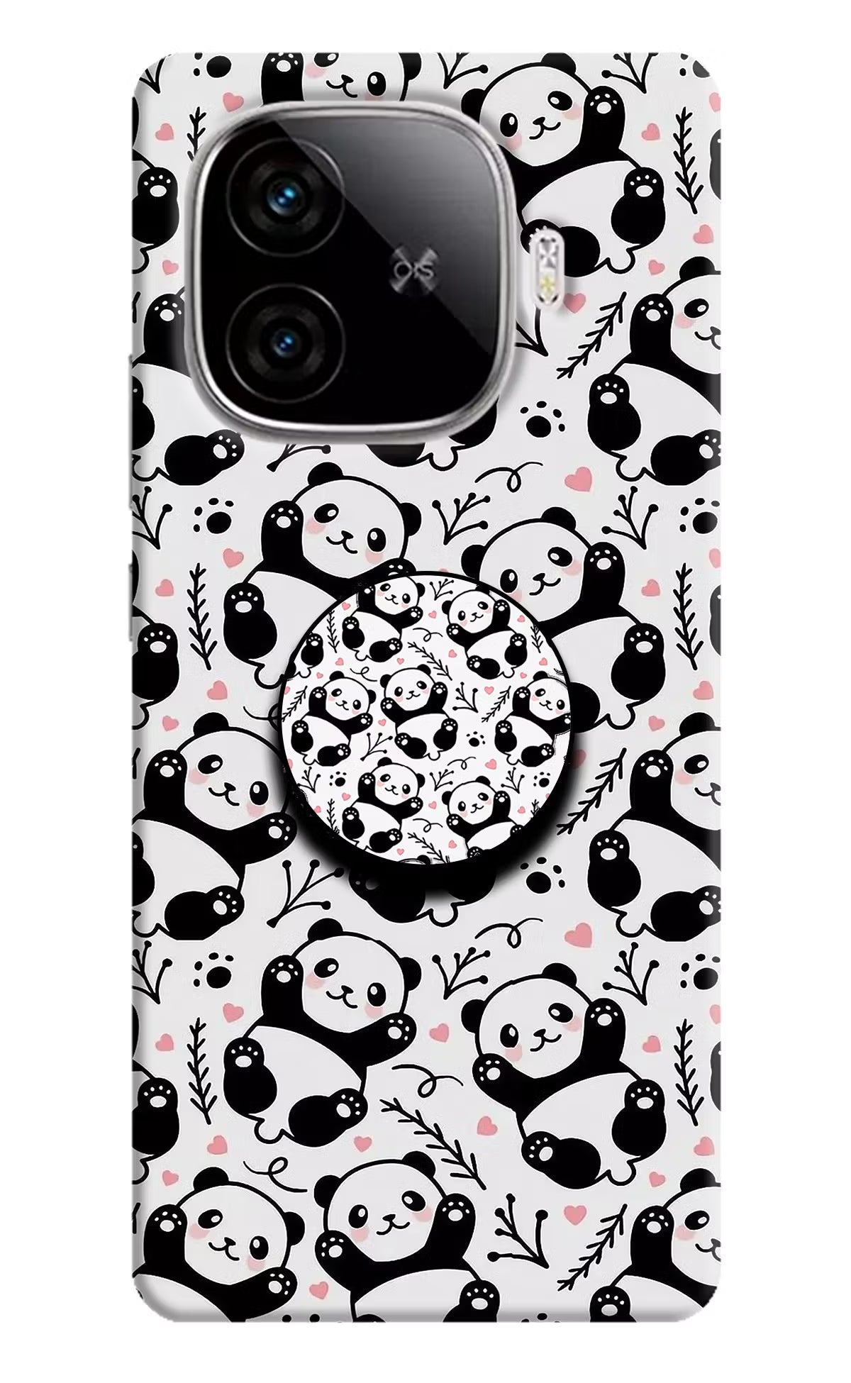 Cute Panda iQOO Neo 10R 5G Pop Case by Casekaro