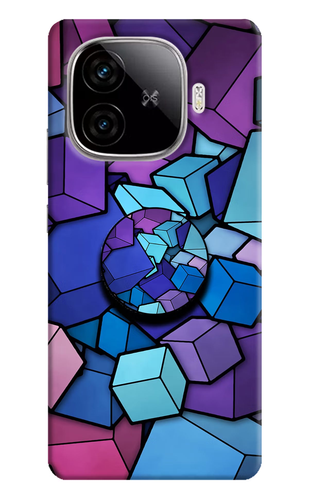 Cubic Abstract iQOO Neo 10R 5G Pop Case by Casekaro