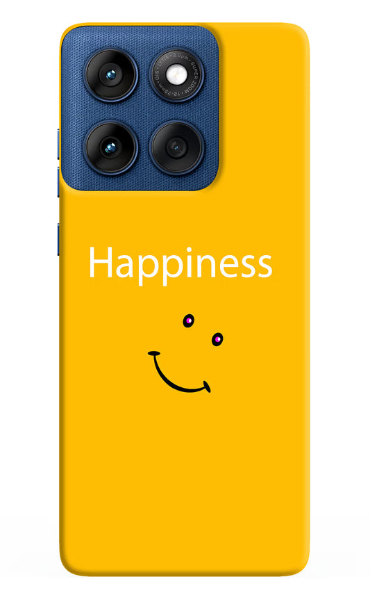 Happiness With Smiley Moto Edge 60 Hard Case Back Cover by Casekaro