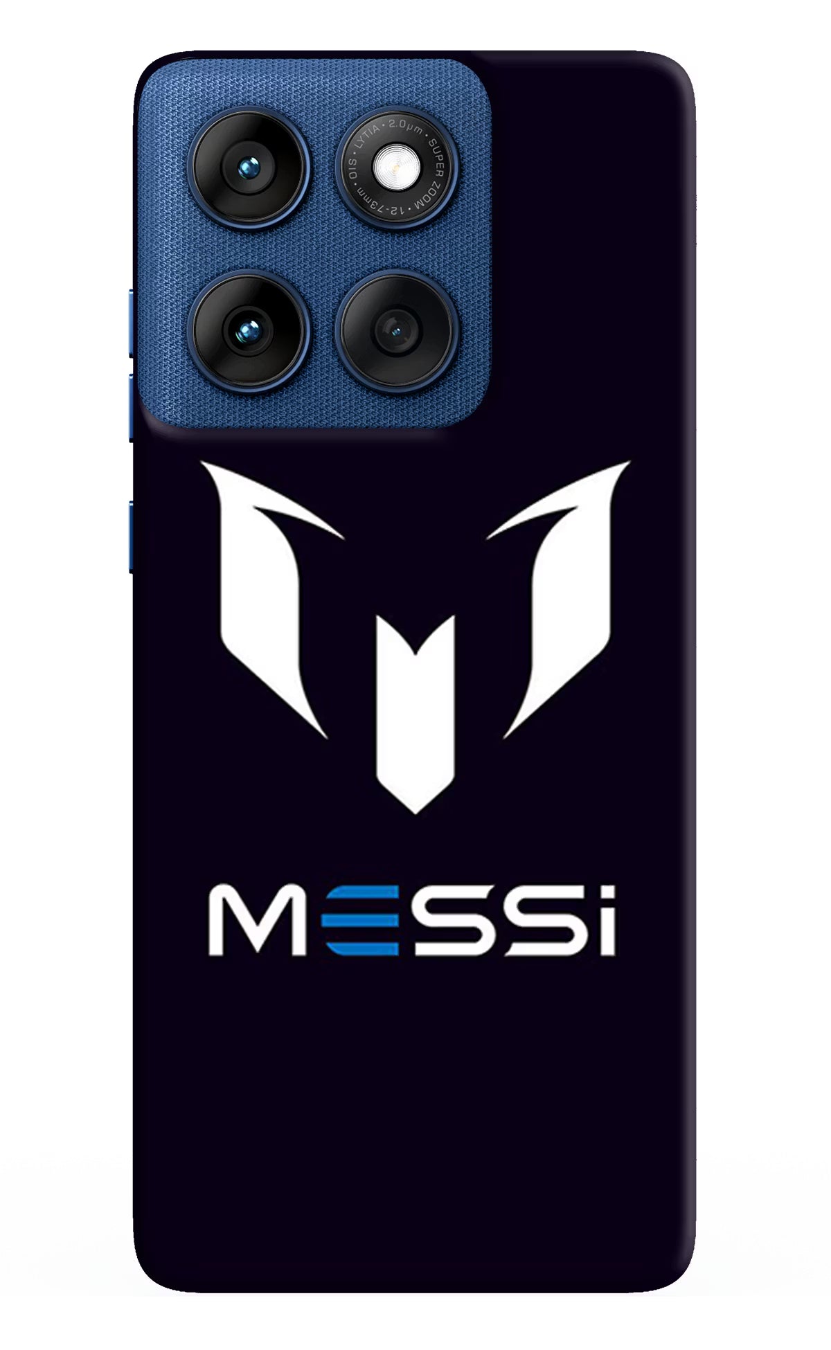 Messi Logo Moto Edge 60 Hard Case Back Cover by Casekaro