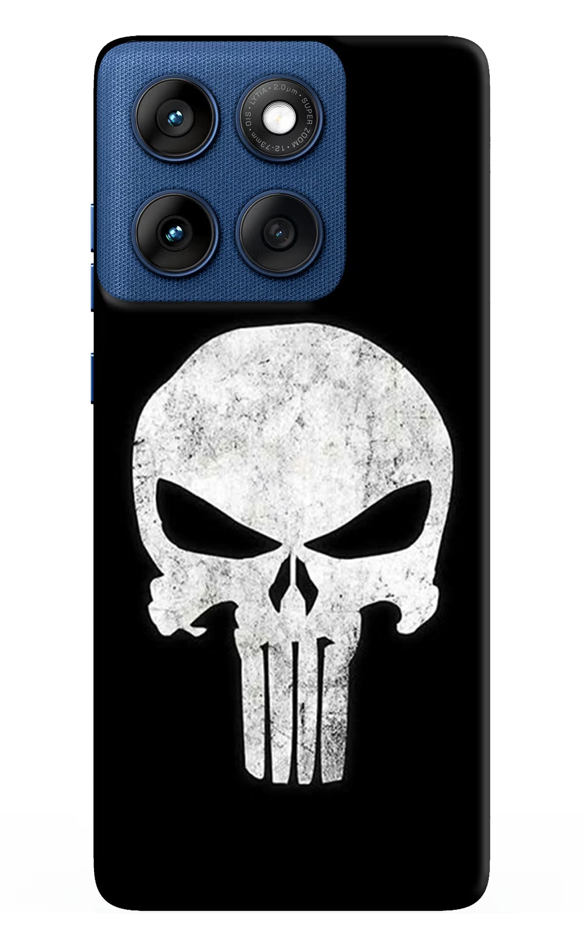 Punisher Skull Moto Edge 60 Hard Case Back Cover by Casekaro