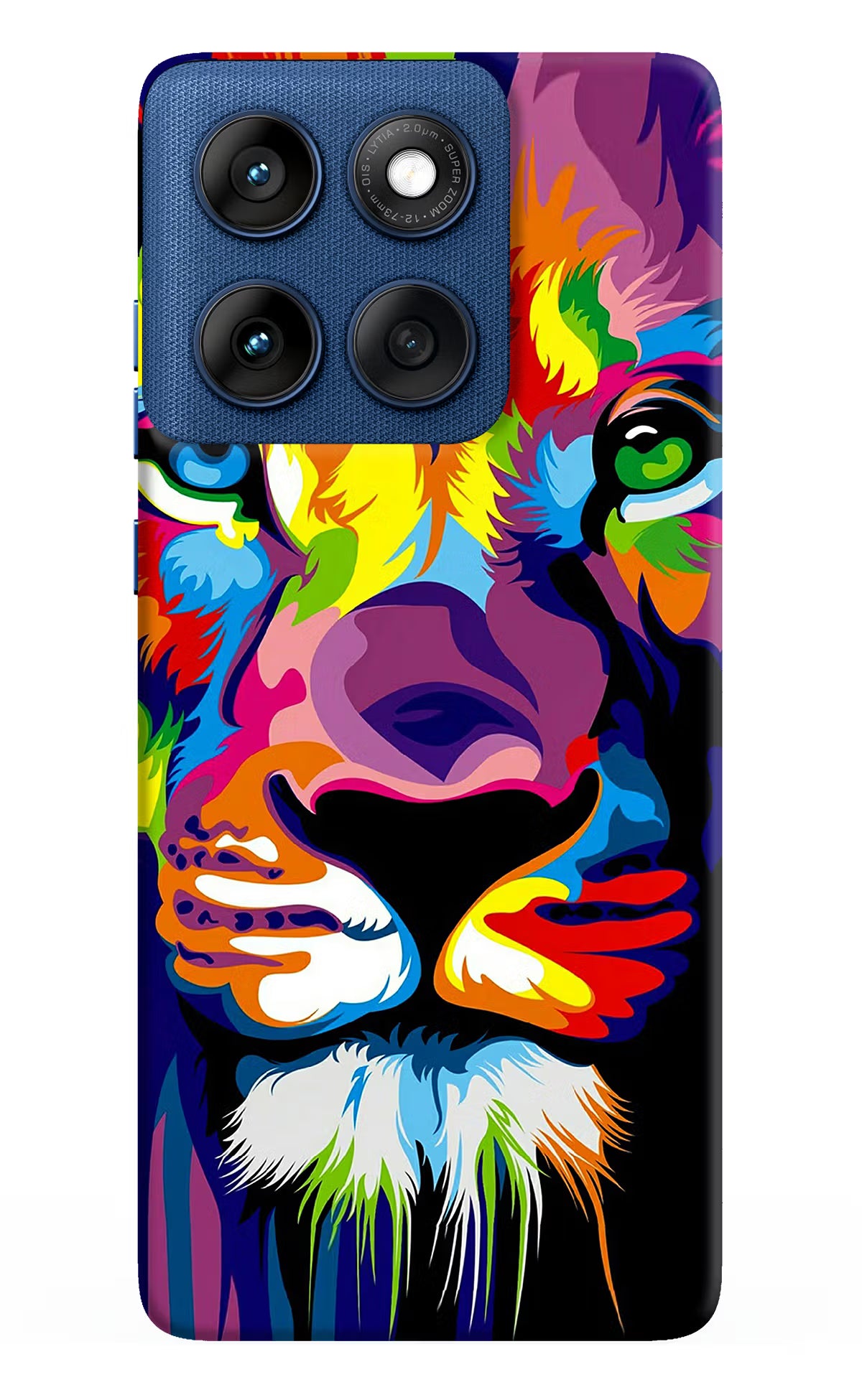 Lion Moto Edge 60 Hard Case Back Cover by Casekaro