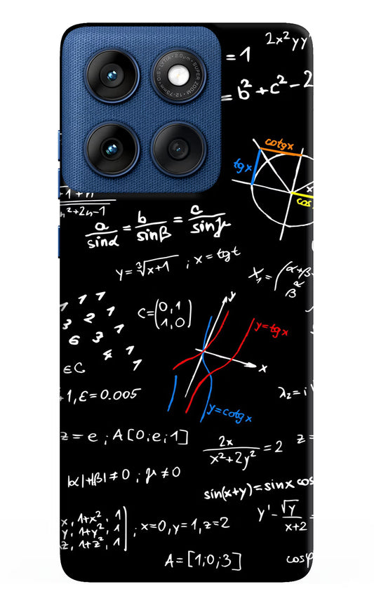 Mathematics Formula Moto Edge 60 Hard Case Back Cover by Casekaro