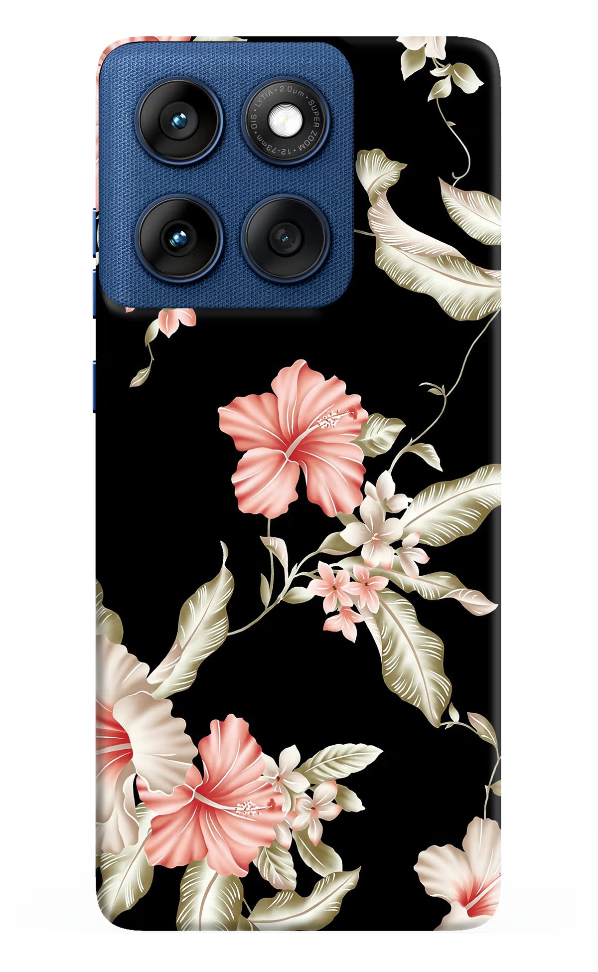Flowers Moto Edge 60 Hard Case Back Cover by Casekaro
