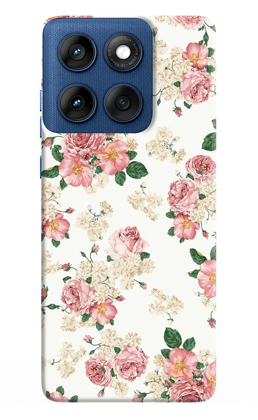 Flowers Moto Edge 60 Hard Case Back Cover by Casekaro