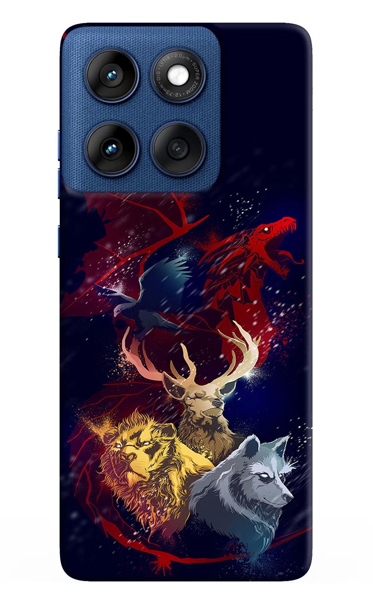 Game Of Thrones Moto Edge 60 Hard Case Back Cover by Casekaro