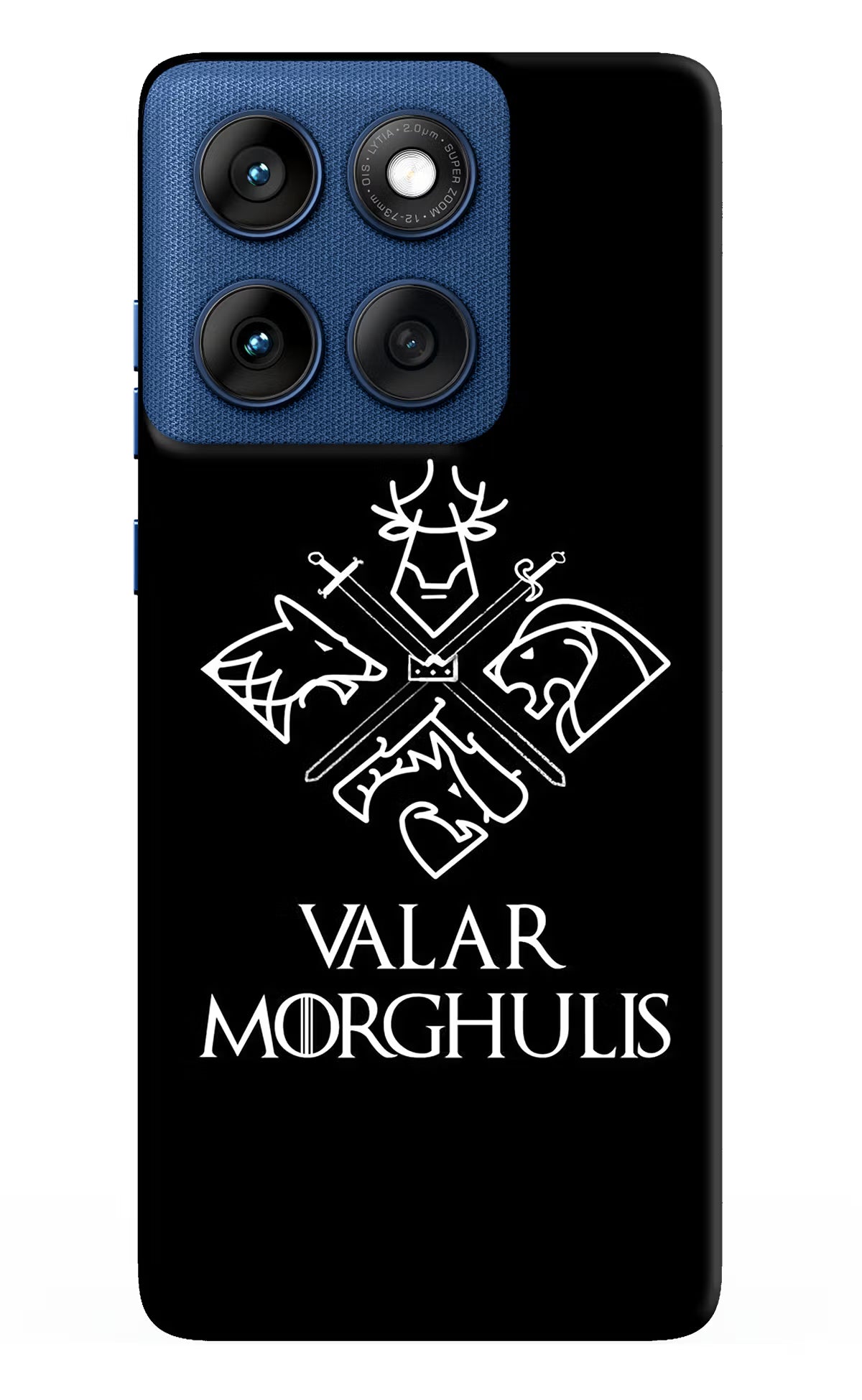 Valar Morghulis | Game Of Thrones Moto Edge 60 Hard Case Back Cover by Casekaro