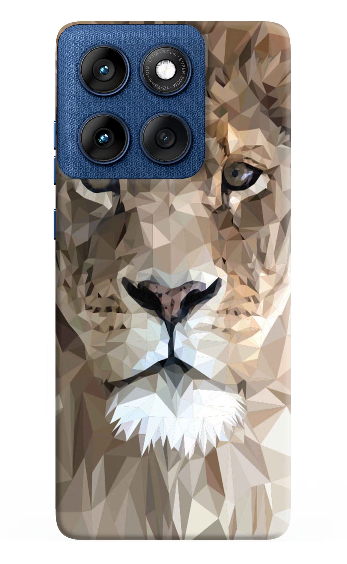 Lion Art Moto Edge 60 Hard Case Back Cover by Casekaro