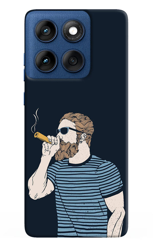 Smoking Moto Edge 60 Hard Case Back Cover by Casekaro