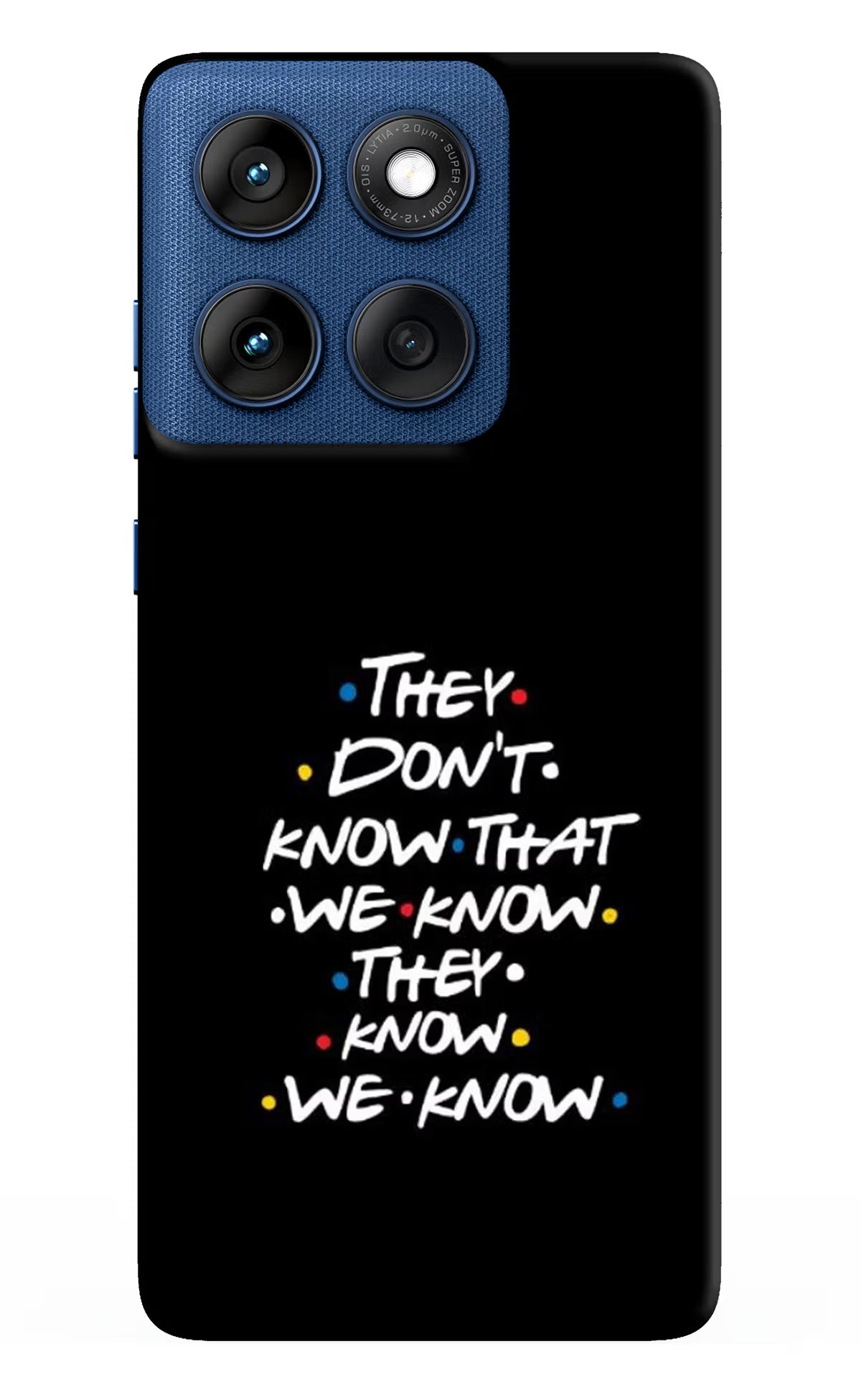 FRIENDS Dialogue Moto Edge 60 Hard Case Back Cover by Casekaro