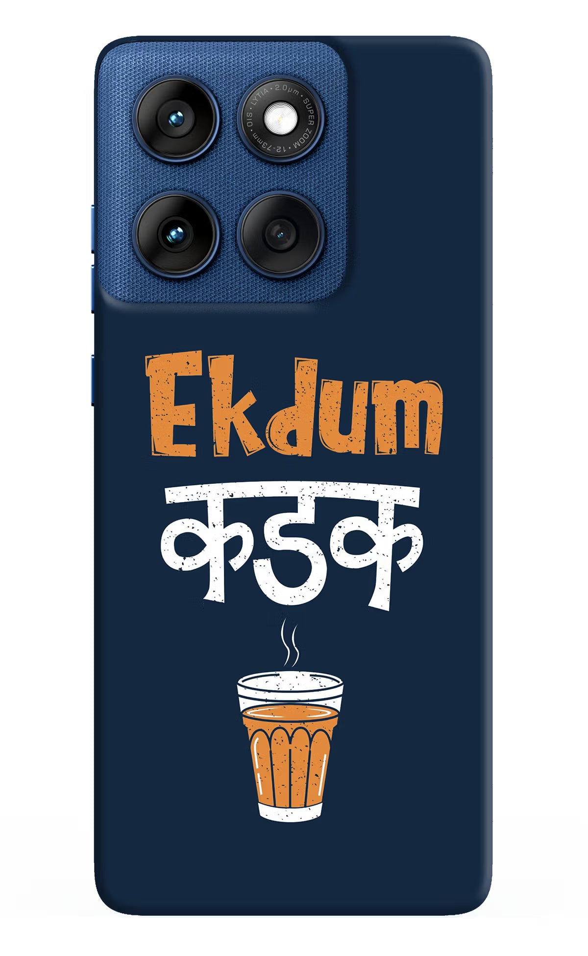 Ekdum Kadak Chai Moto Edge 60 Hard Case Back Cover by Casekaro